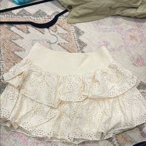 Eyelet skirt